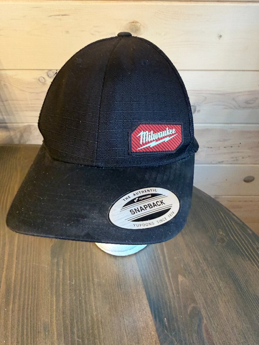 Milwaukee 505B Gridiron Snapback Trucker Hat - Black